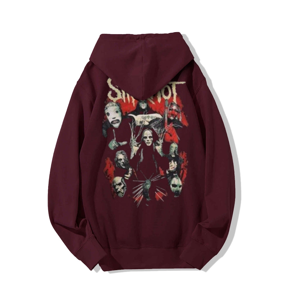 Mens Slipknot Rock Band Graphic Hoodies