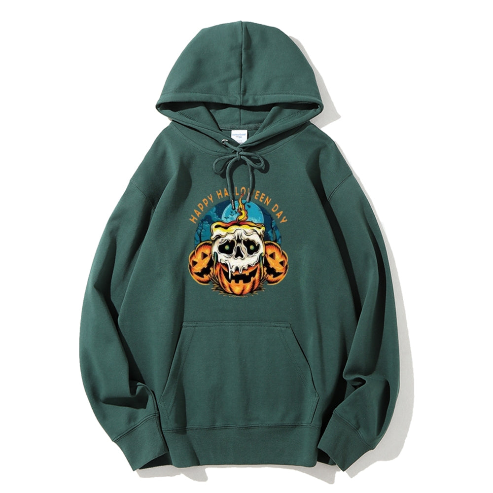 Mens Happy Halloween Day Graphic Hoodies