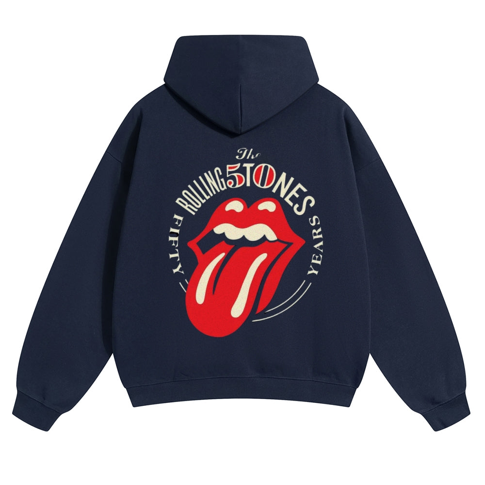 Mens Vintage The Rolling Stones Rock Band Hoodies