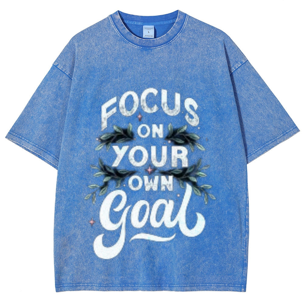 Women Focus On Your Goal Graphic Tee