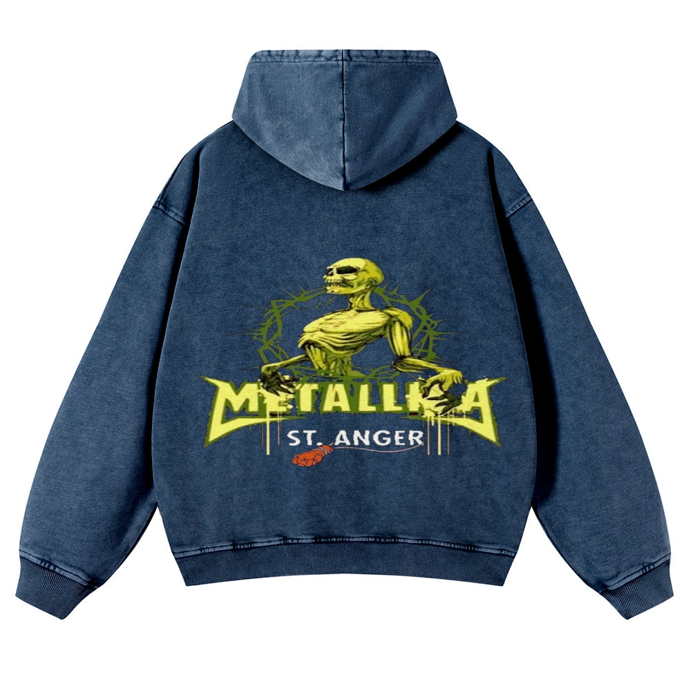 Mens Vintage Metallica Rock Band Hoodies