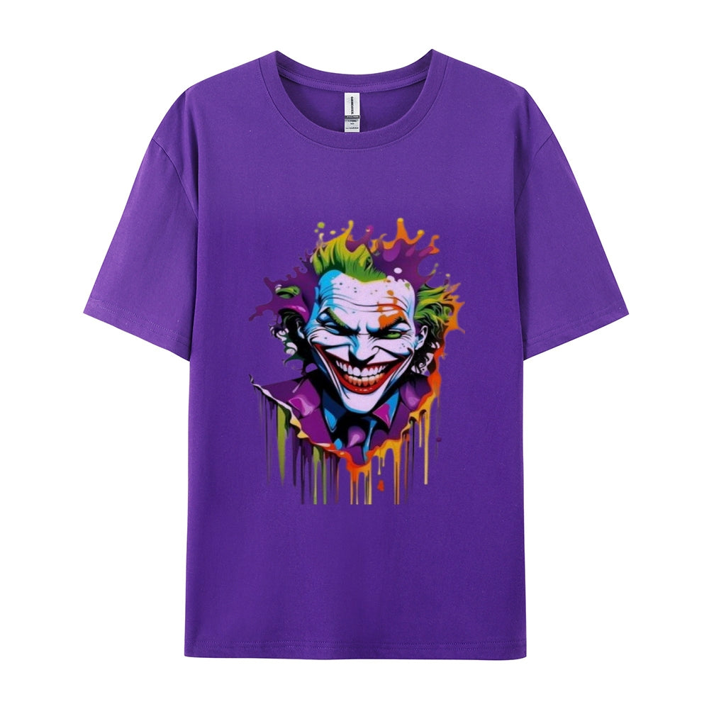 Mens Joker Skull Graphic Tee