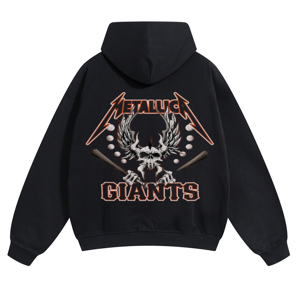 Mens Vintage Metallica Rock Band Hoodies