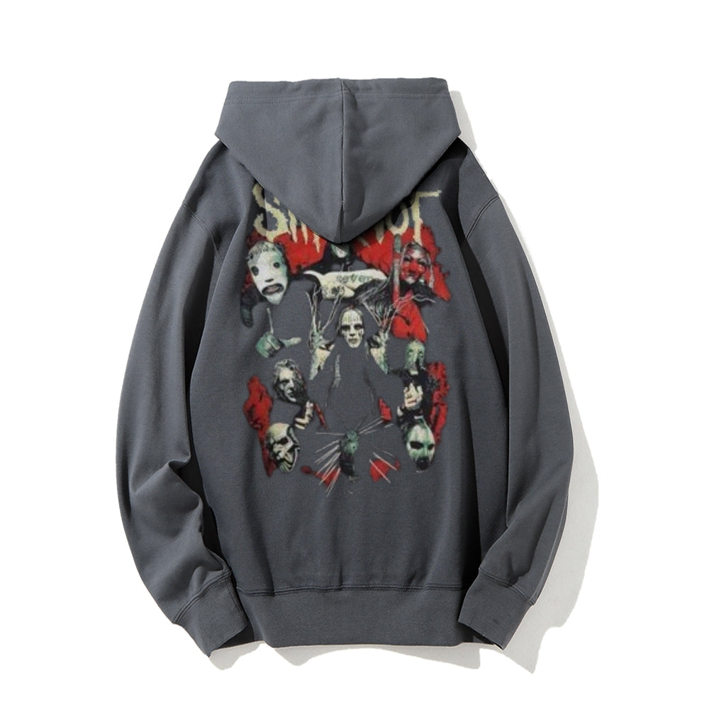 Mens Slipknot Rock Band Graphic Hoodies