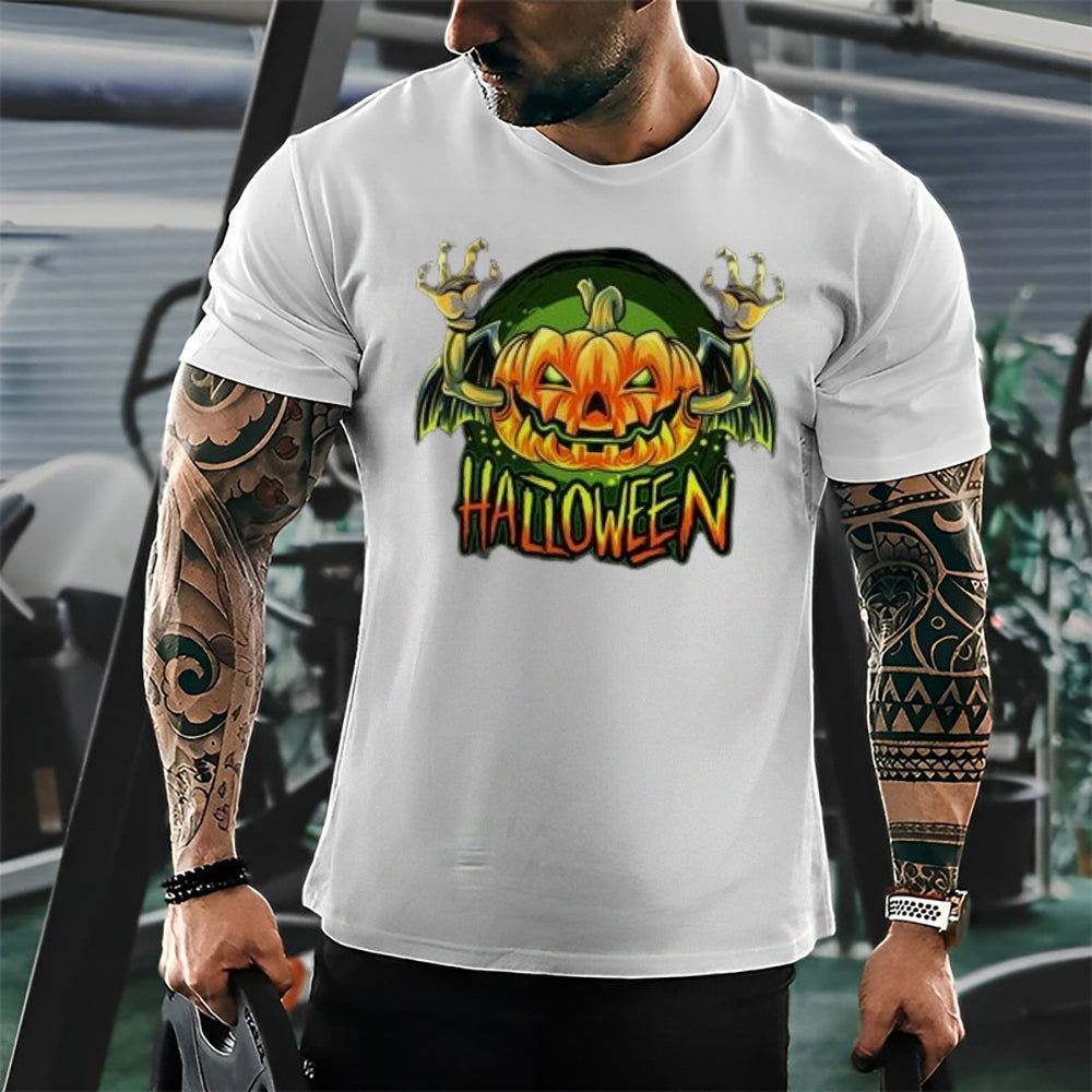 Mens Halloween Vamprie Bat Graphic Tee