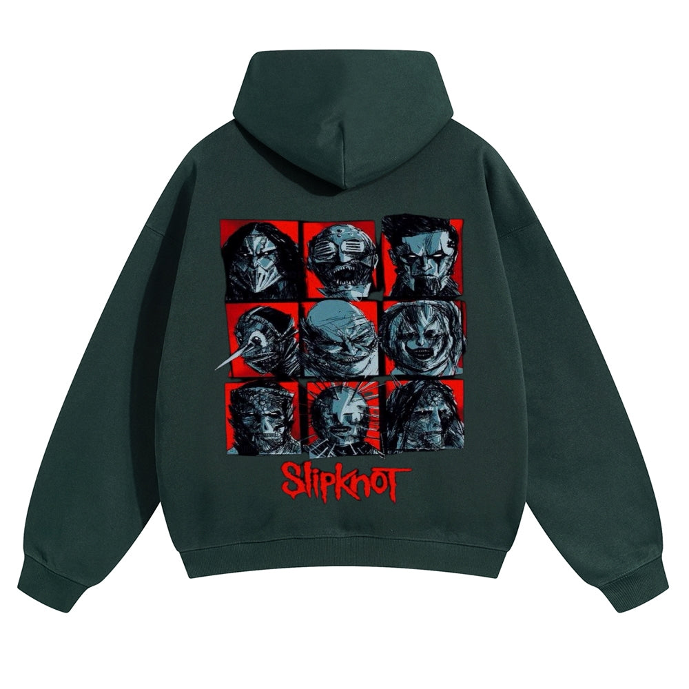 Mens Vintage Slipknot Rock Band Hoodies