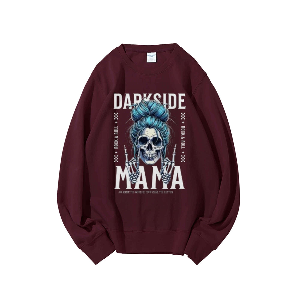 Women Vintage Darkside MaMa Graphic Sweatshirts