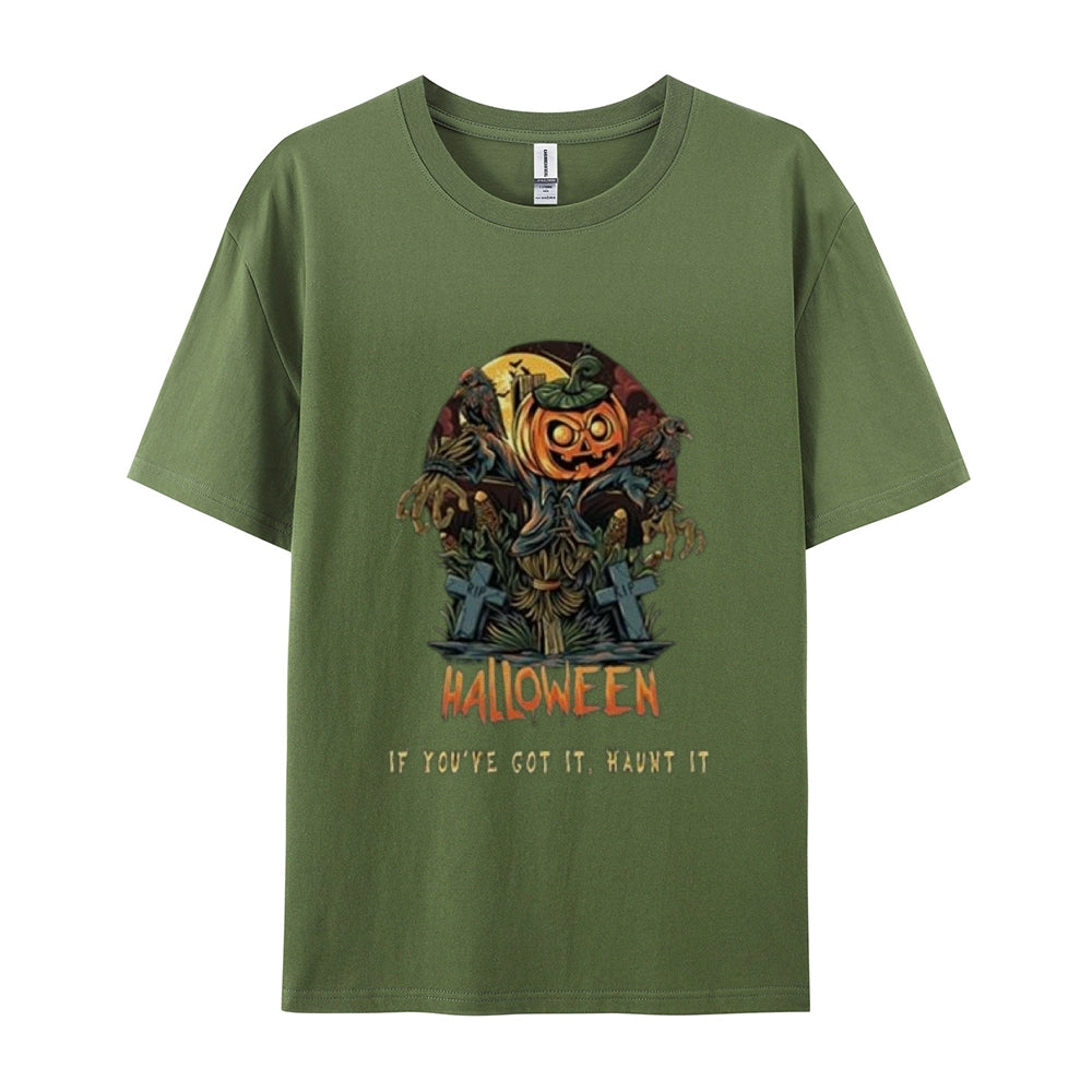 Mens Halloween Pumpkins Graphic Tee