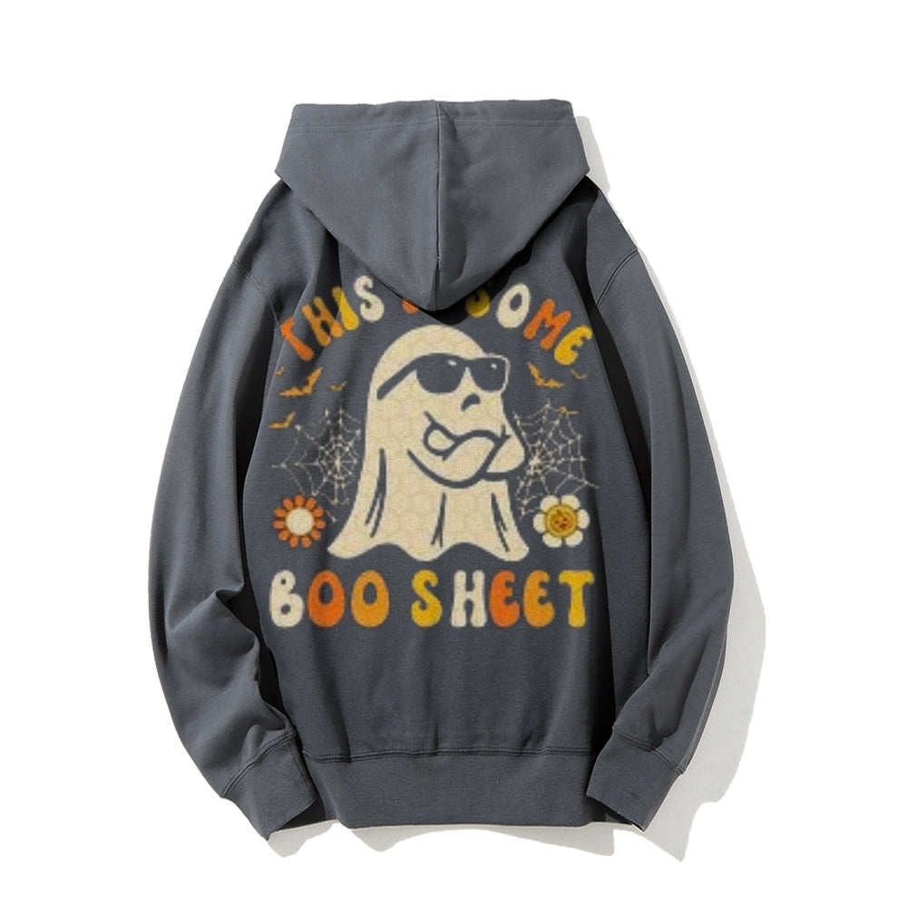 Mens THIS IS SOME BOO SHEET Graphic Pullover Hoodies