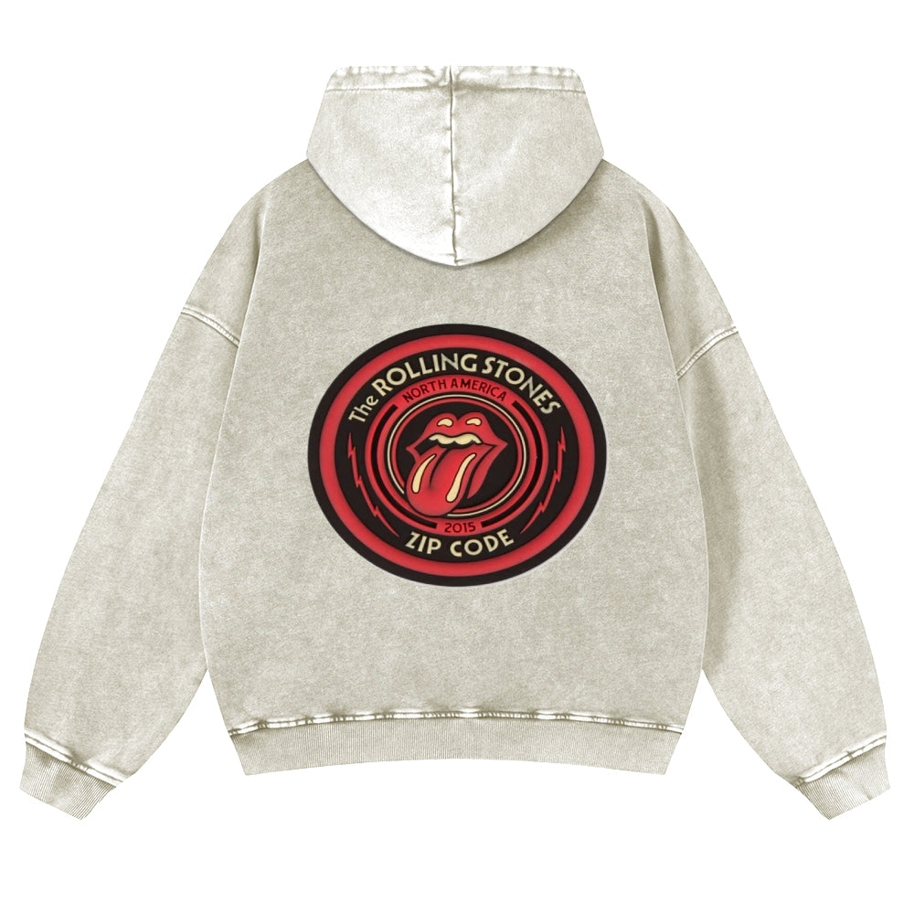 Mens Vintage The Rolling Stones Rock Band Hoodies