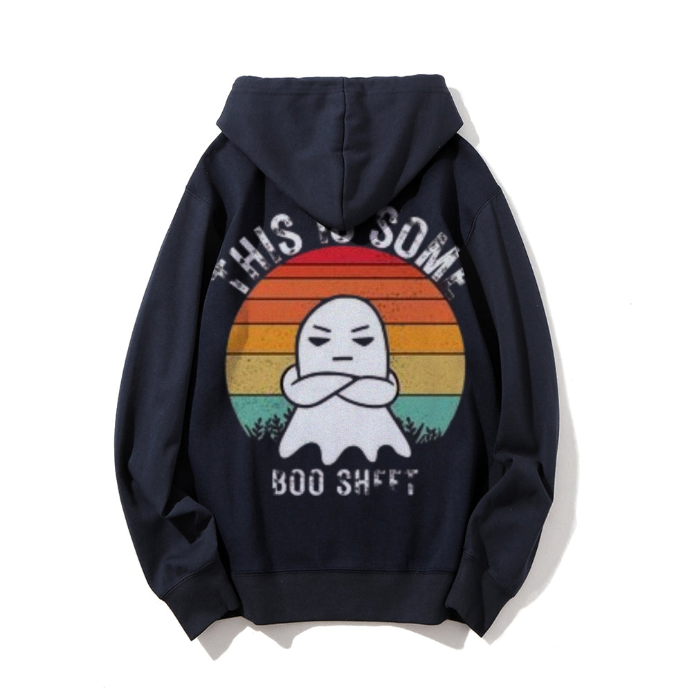 Mens THIS IS SOME BOO SHEET Graphic Pullover Hoodies