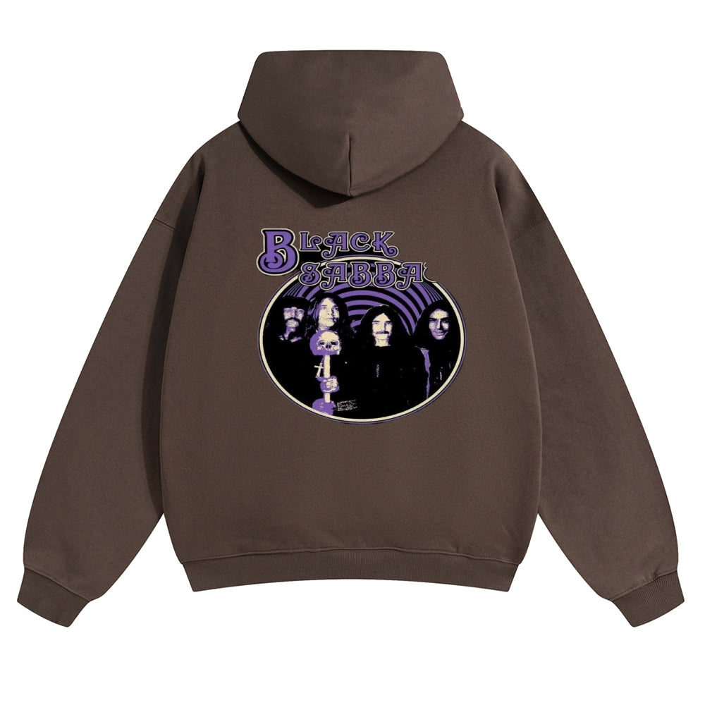 Mens Vintage Black Sabbath Rock Hoodies