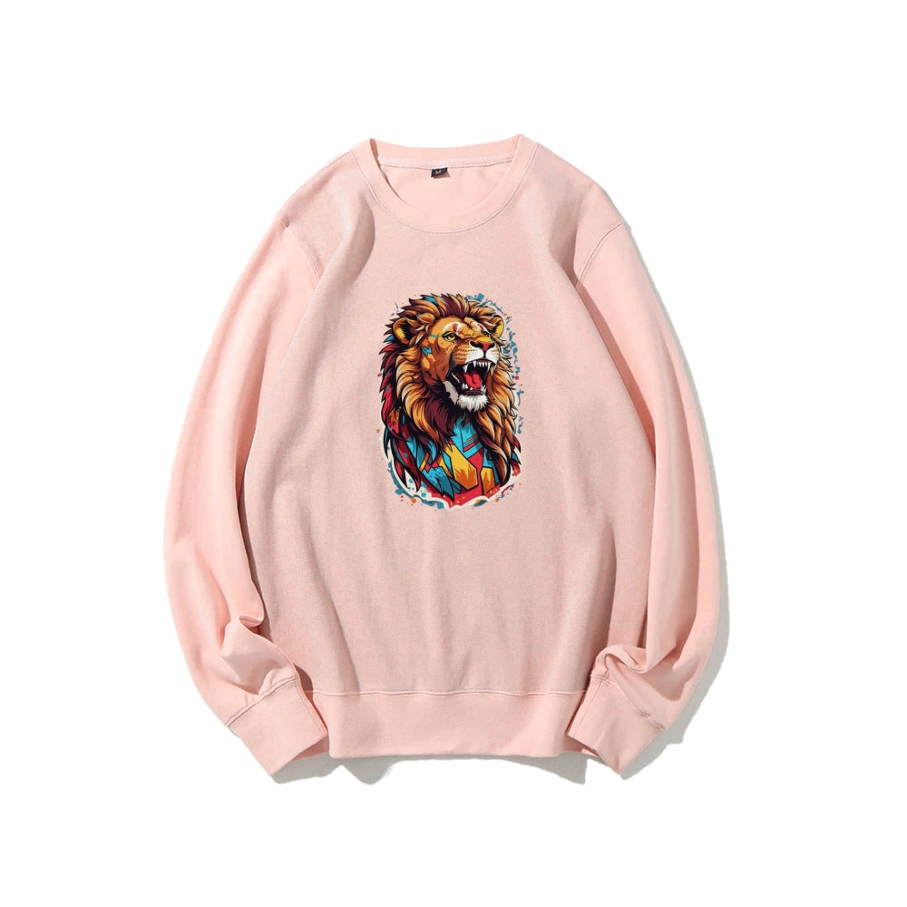 Mens Lion Roar Graphic Sweatshirts