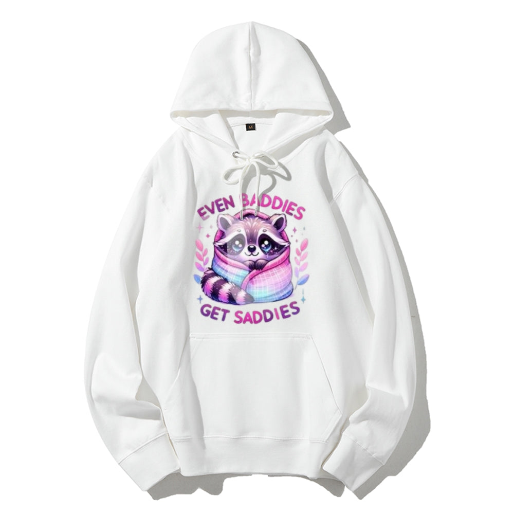 Women Cute Saddie Baddie Cat Graphic Hoodies