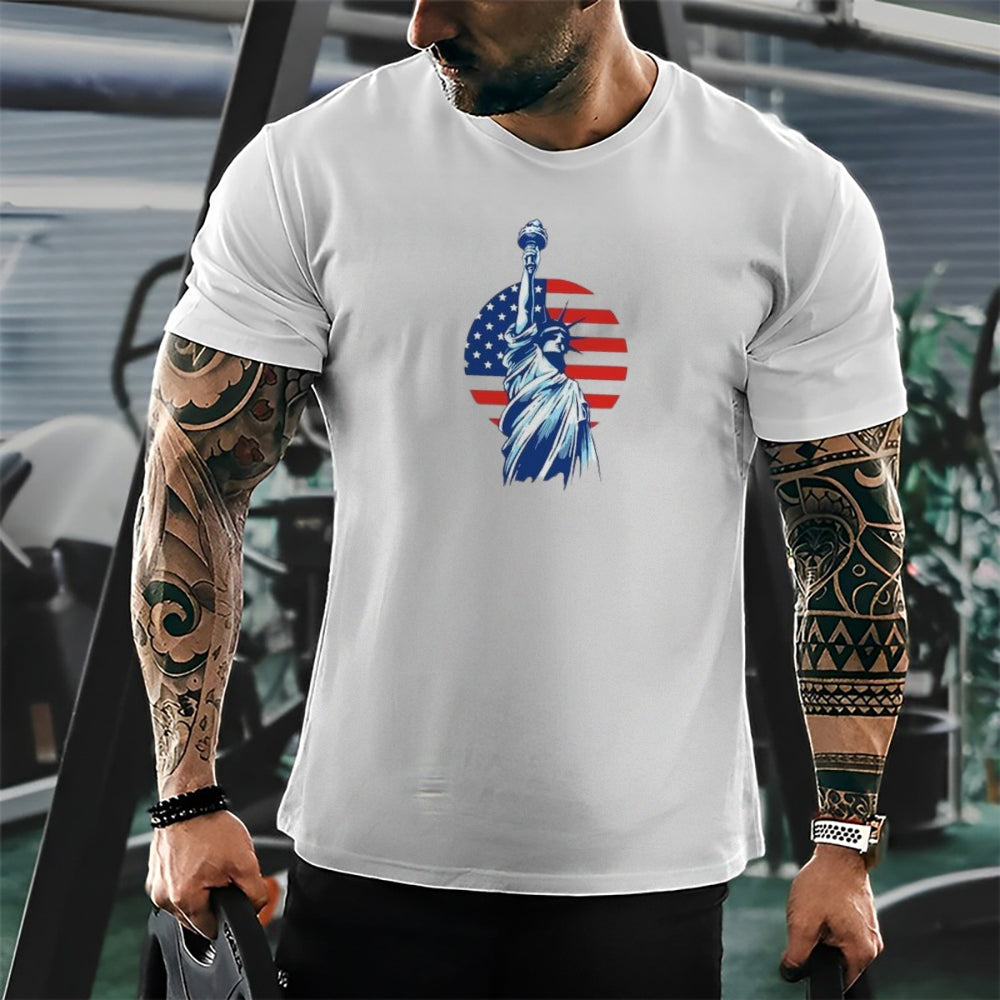 Mens Independence Day Freedom Graphic Tee