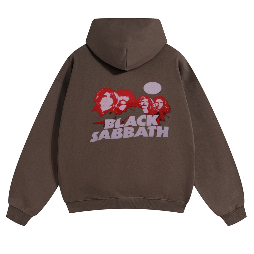 Mens Vintage Black Sabbath Rock Hoodies