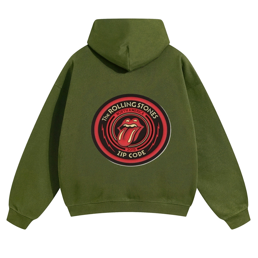 Mens Vintage The Rolling Stones Rock Band Hoodies