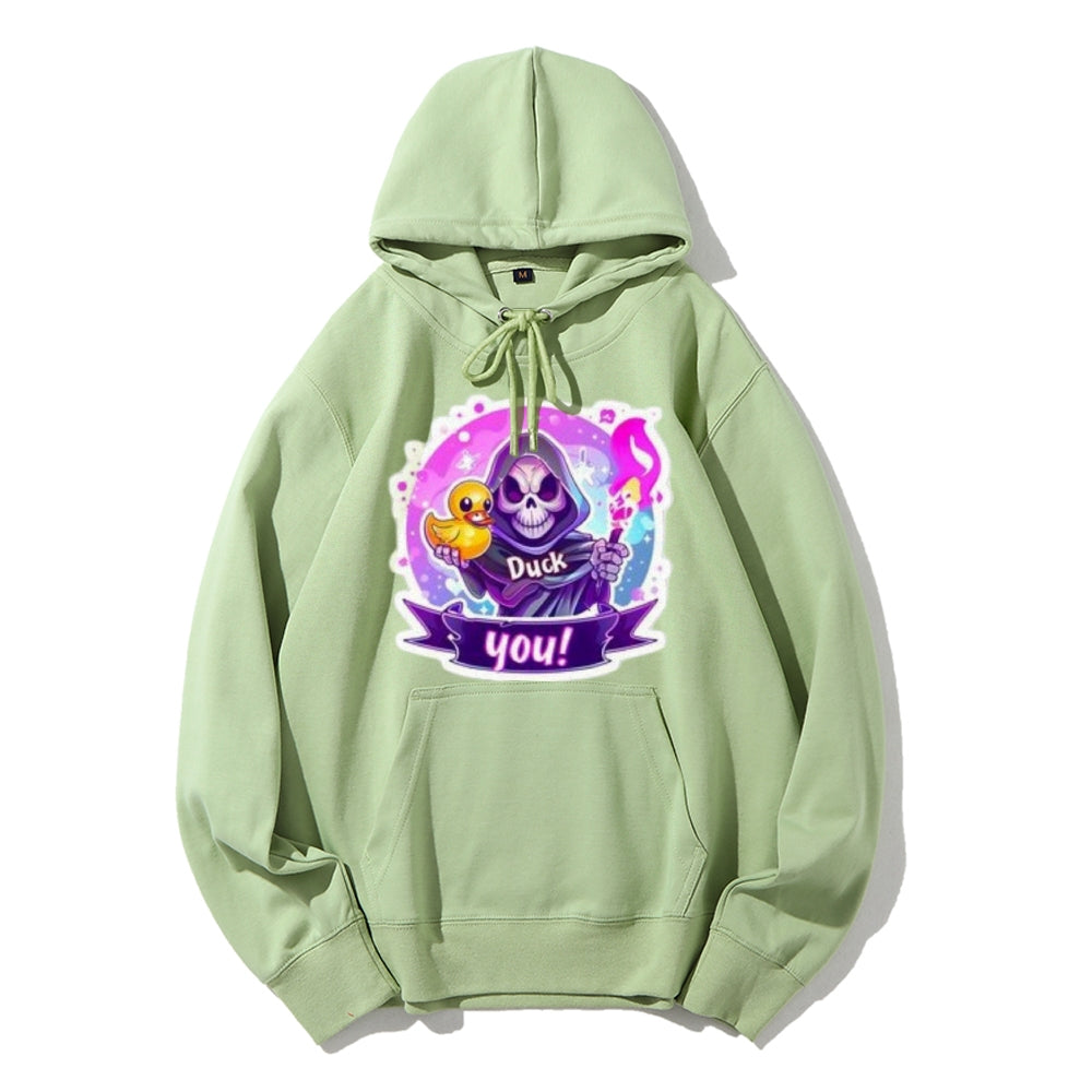 Women Cute Dark with Skeleton Graphic Hoodies