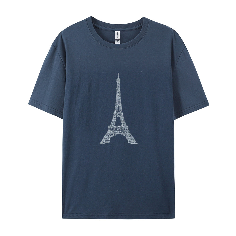 Mens Paris Eiffel Tower Graphic Tee