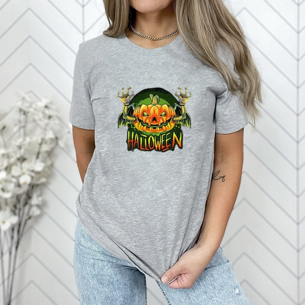 Women Halloween Vamprie Bat Graphic T-shirt