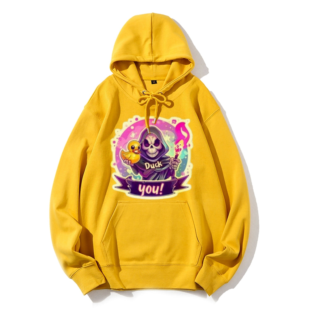 Women Cute Dark with Skeleton Graphic Hoodies