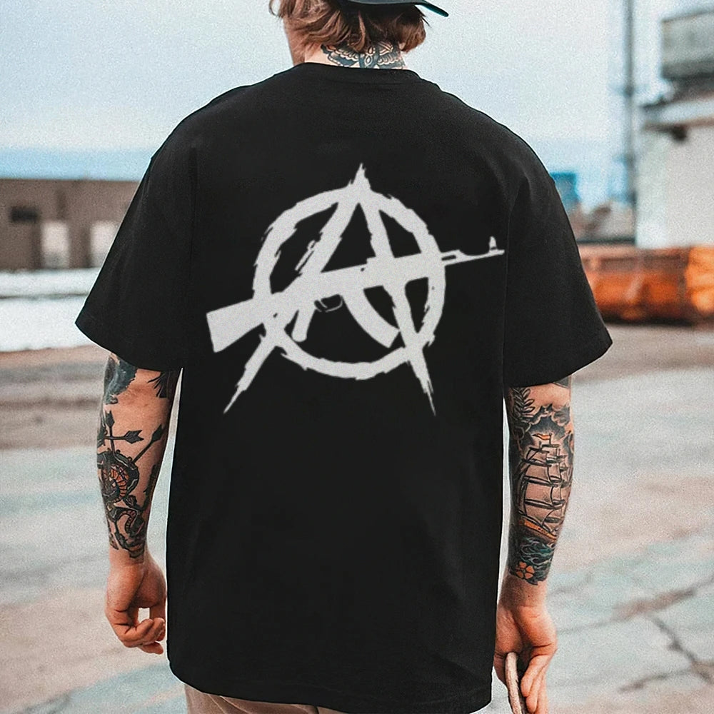 Mens Anarchy Graphic Tee