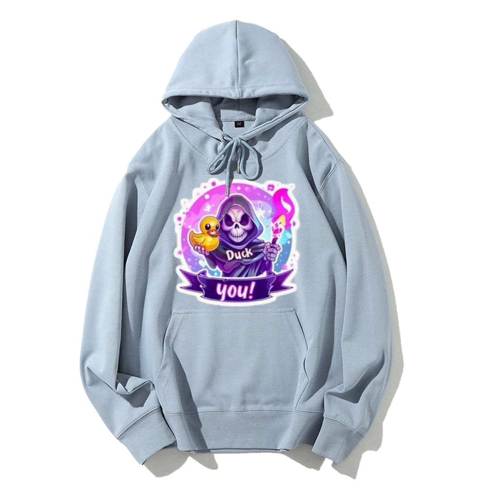 Women Cute Dark with Skeleton Graphic Hoodies