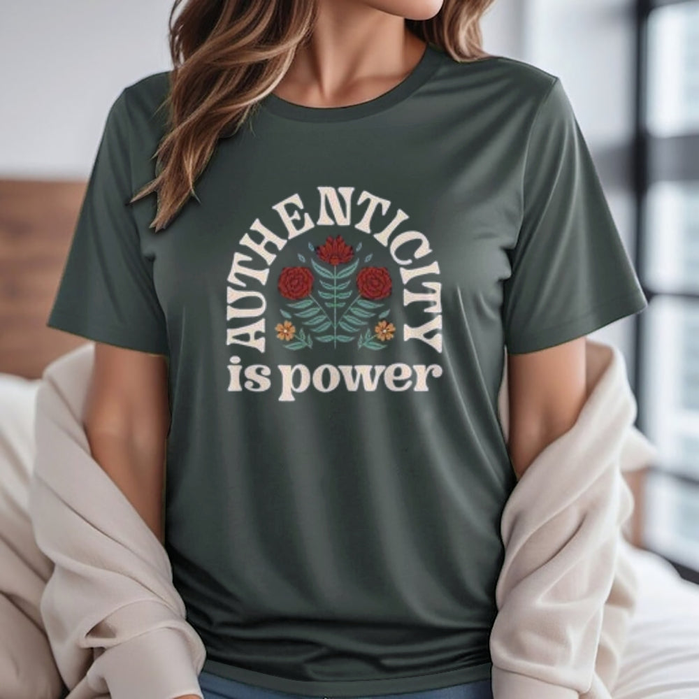 Women Letter And Flower Print Graphic T-shirt