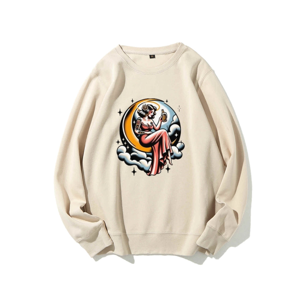 Women High Life Girl Graphic Sweatshirts