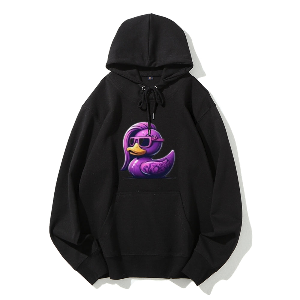 Women Cute Purple Dark Graphic Hoodies