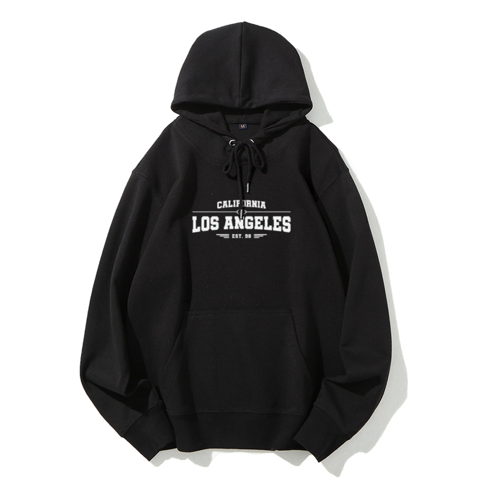 Mens Los Angeles City Graphic Pullover Hoodies