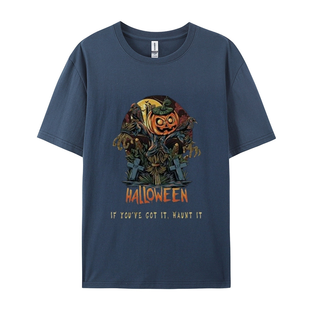 Mens Halloween Pumpkins Graphic Tee