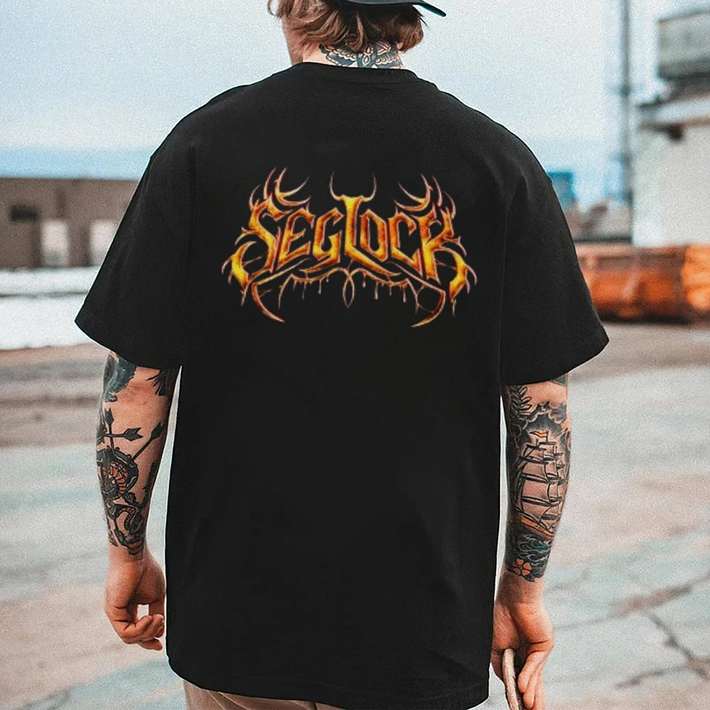 Mens Seglock Flame Graphic Tee