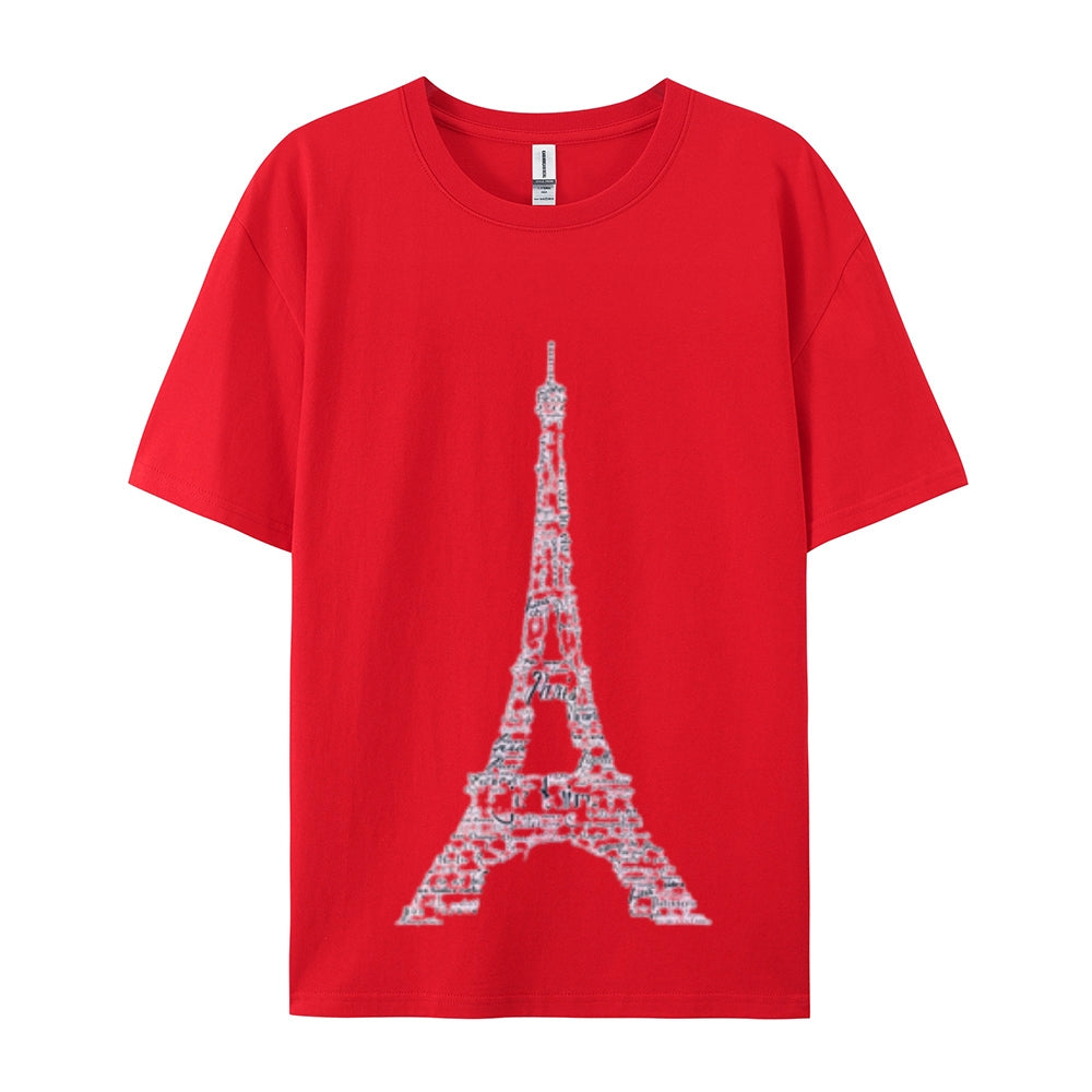 Mens Eiffel Tower Graphic Tee