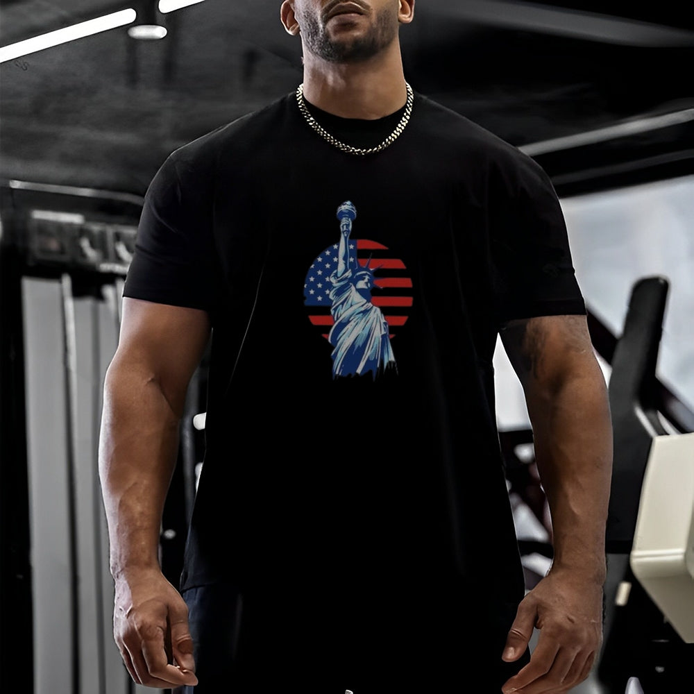 Mens Independence Day Freedom Graphic Tee