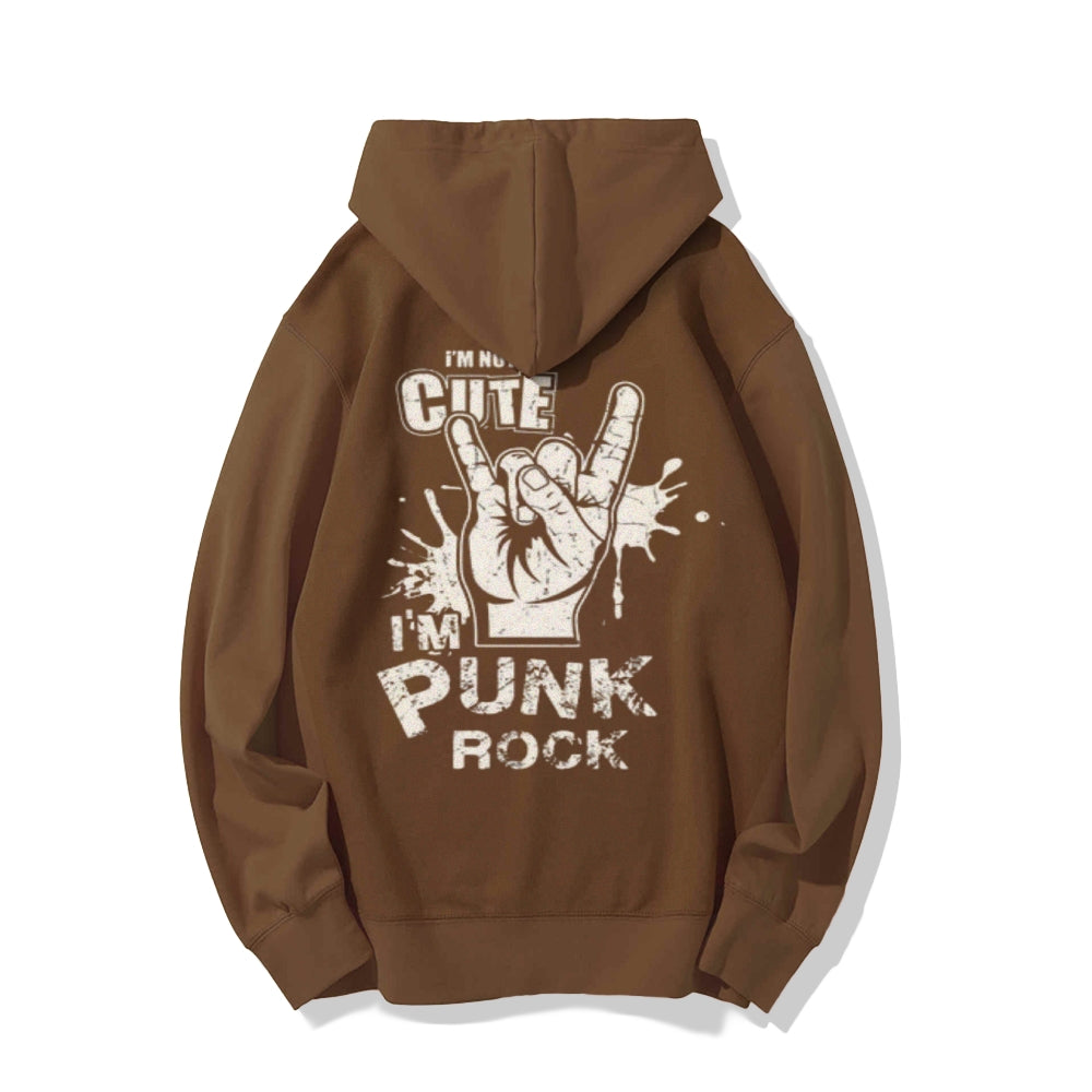 Mens I AM PUNK ROCK Graphic Hoodies