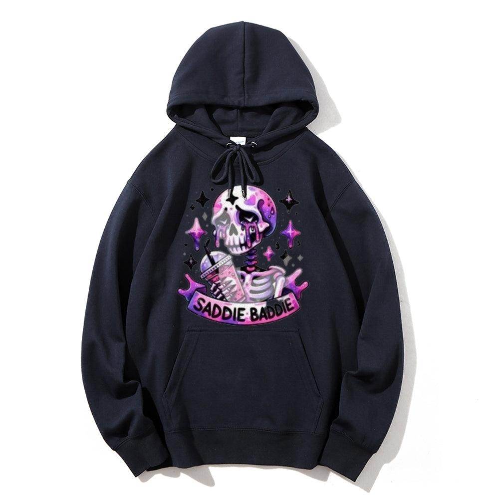 Women Cute Saddie Baddie Graphic Hoodies