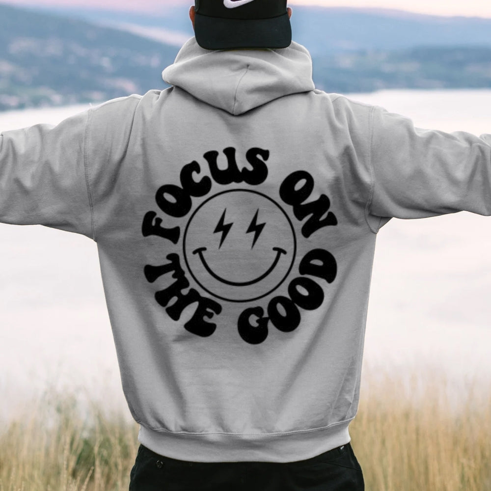 Women FOCUS ON THE GOOD Graphic Hoodies