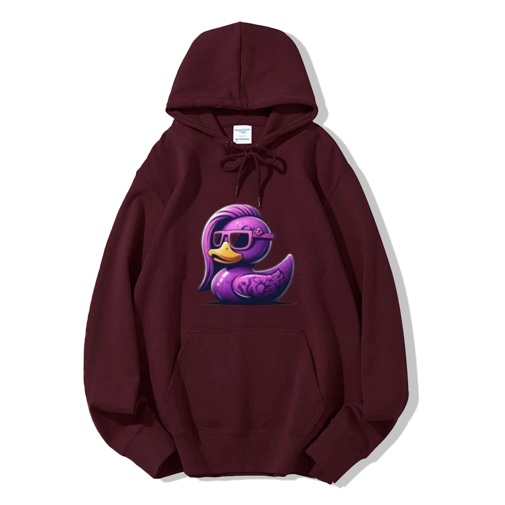 Women Cute Purple Dark Graphic Hoodies