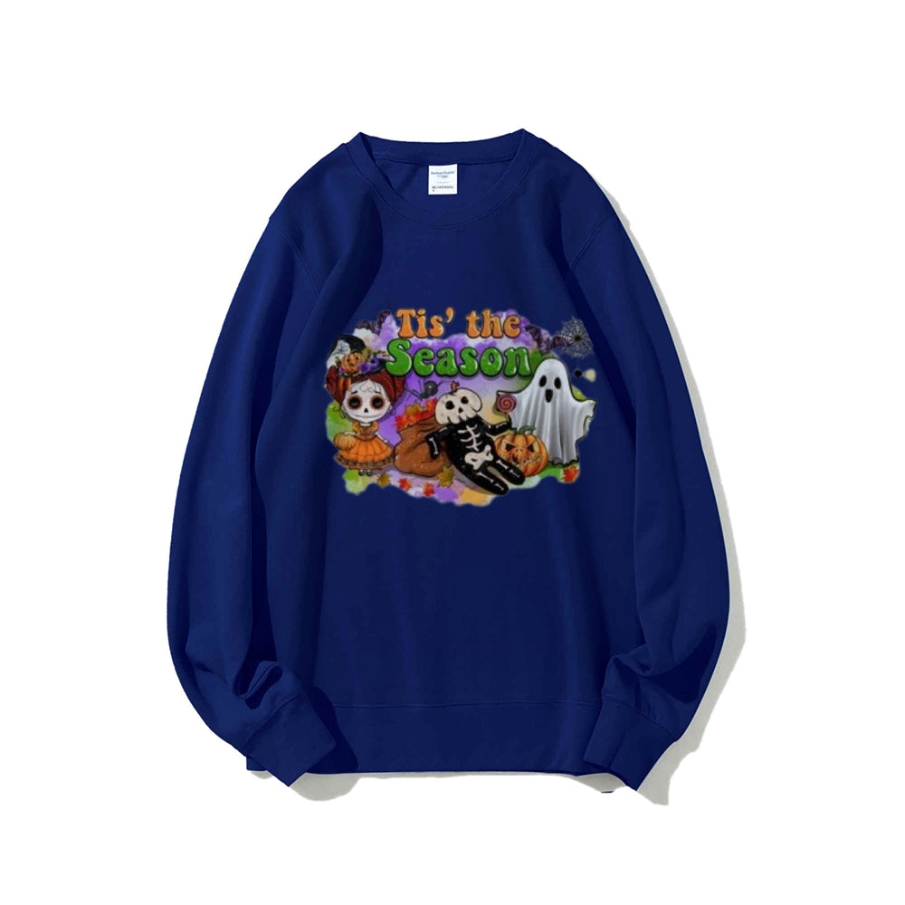 Tis The Season Women Halloween Graphic Sweatshirts