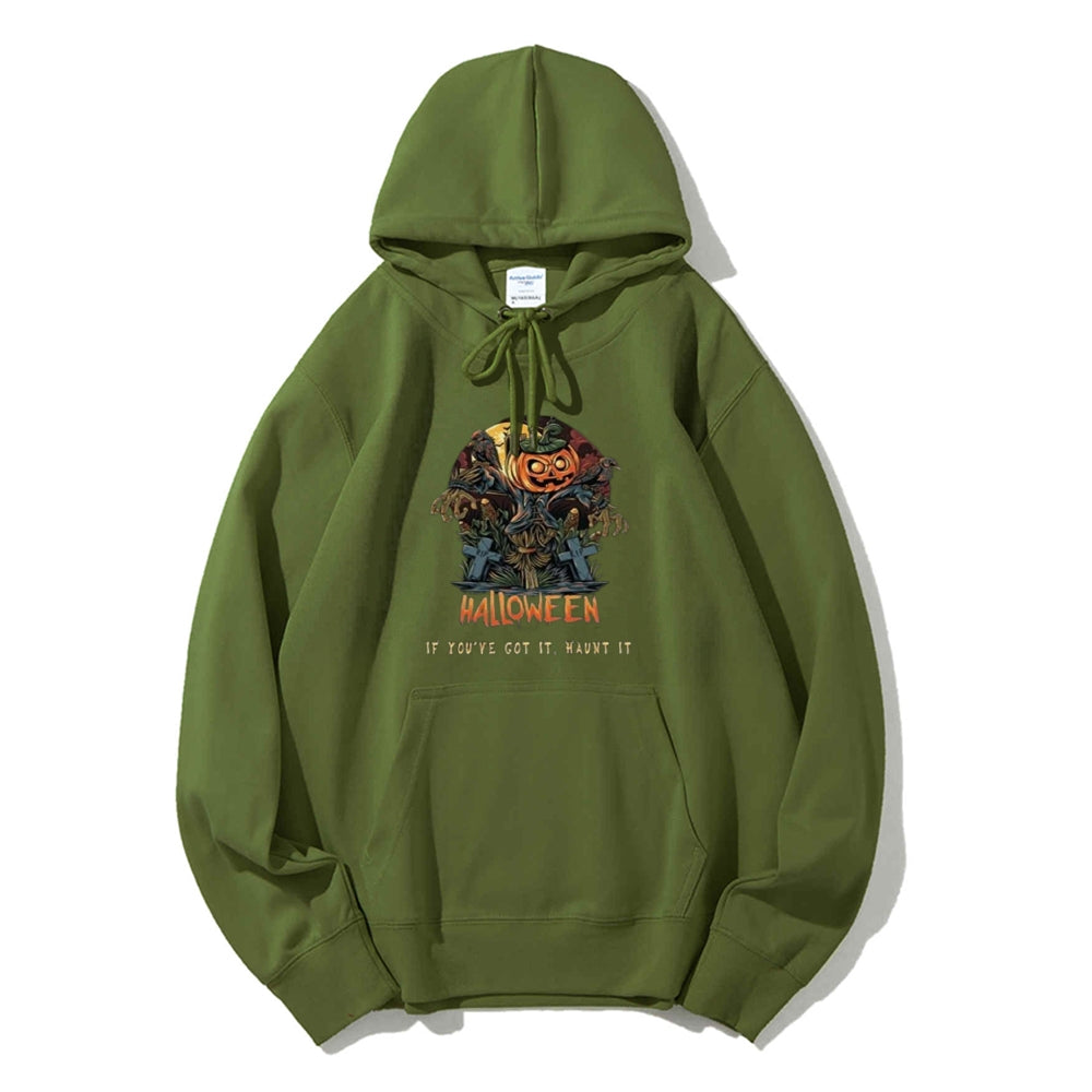 Mens Halloween Pumpkins Graphic Hoodies