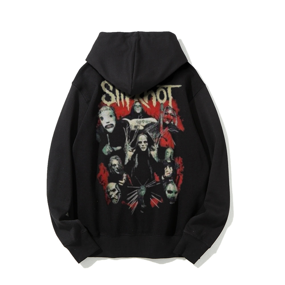 Mens Slipknot Rock Band Graphic Hoodies