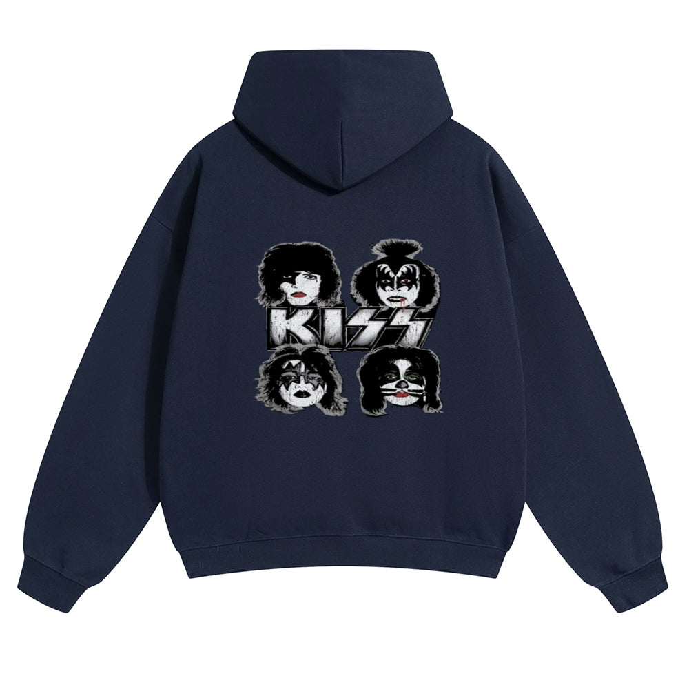 Mens Vintage The Kiss Rock Hoodies