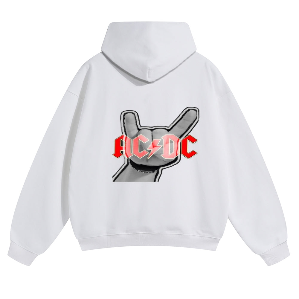 Mens Vintage ACDC Rock Band Hoodies