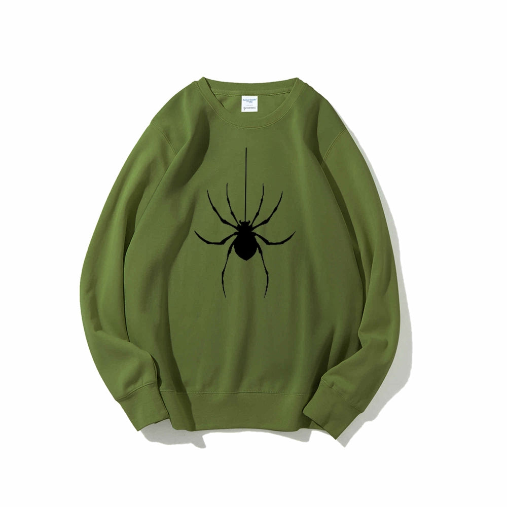 Mens Scary Spider Graphic Sweatshirts