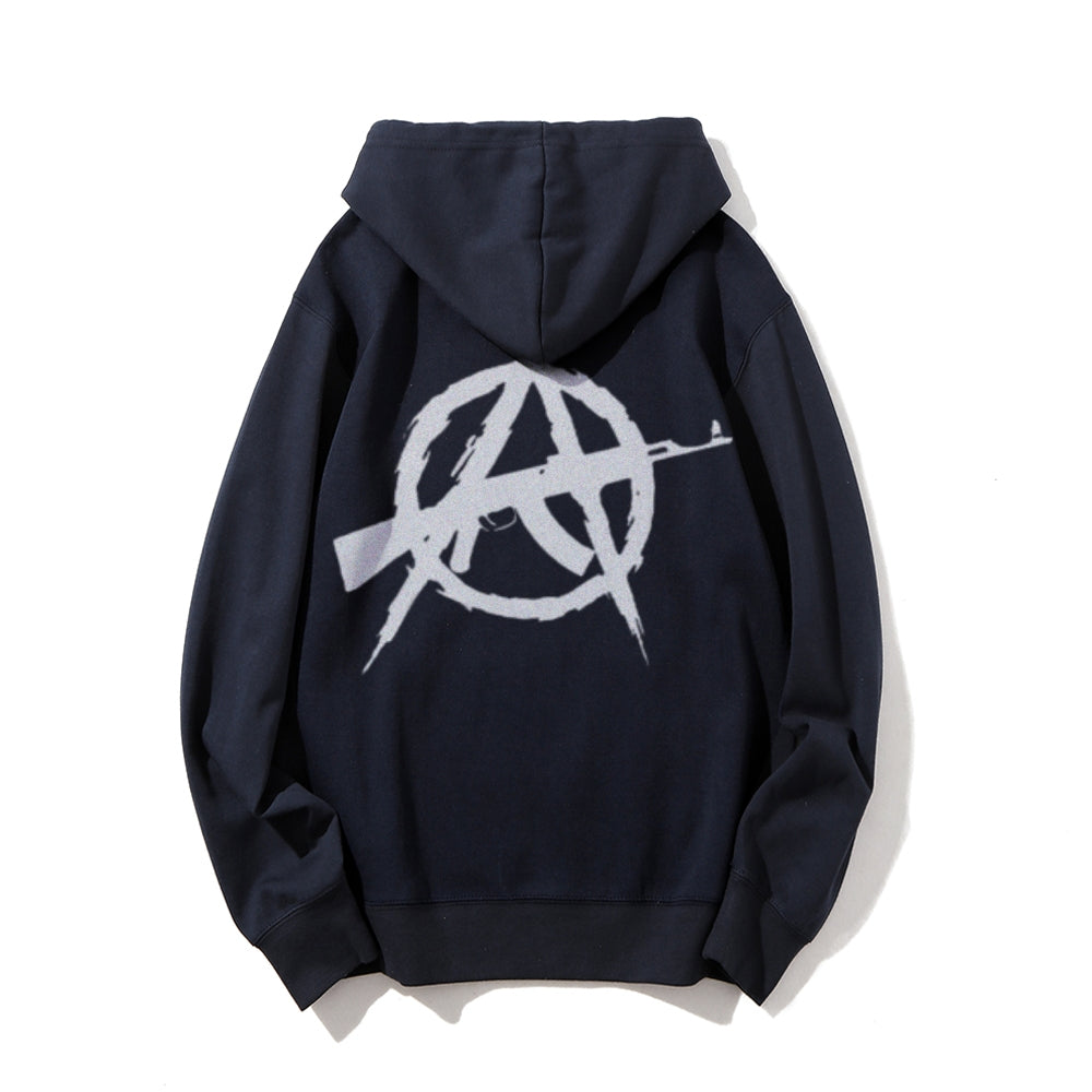 Mens Anarchy Graphic Hoodies