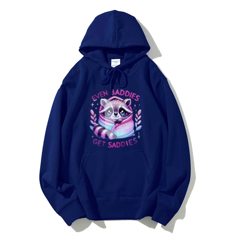 Women Cute Saddie Baddie Cat Graphic Hoodies