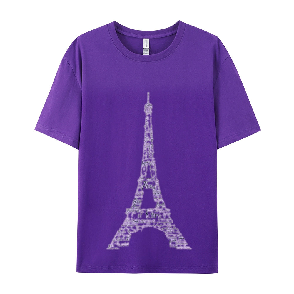 Mens Eiffel Tower Graphic Tee