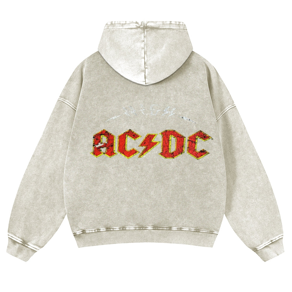 Mens Vintage ACDC Rock Hoodies