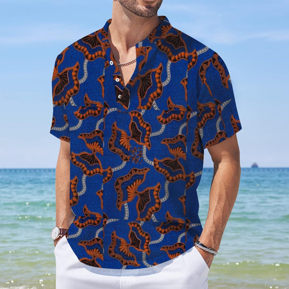 Mens Mirella Bee Pattern Print Shirt